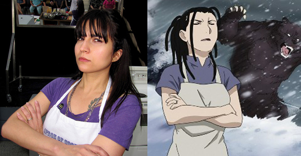 When anime imitates me, it's art? Or just weird?